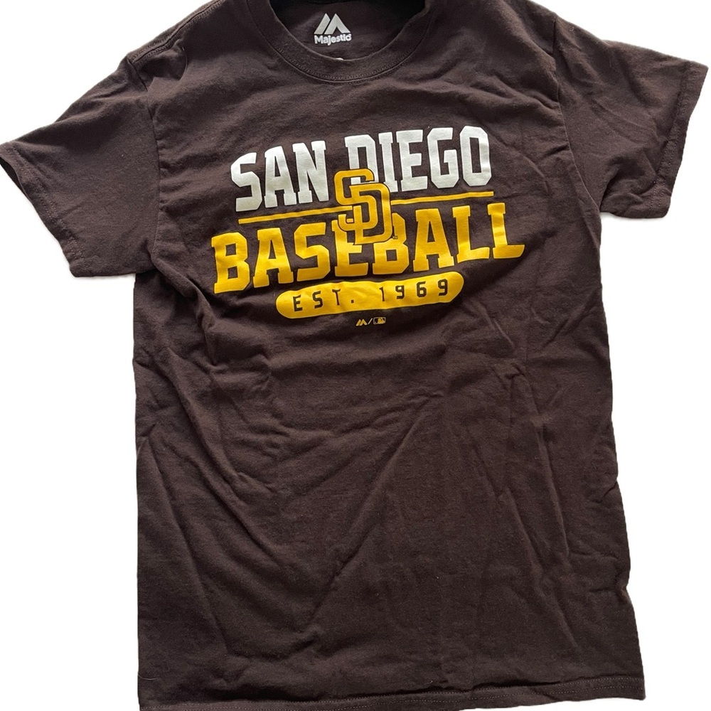 Majestic Brown T-Shirt with Silver Logo